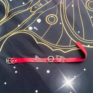 Red choker